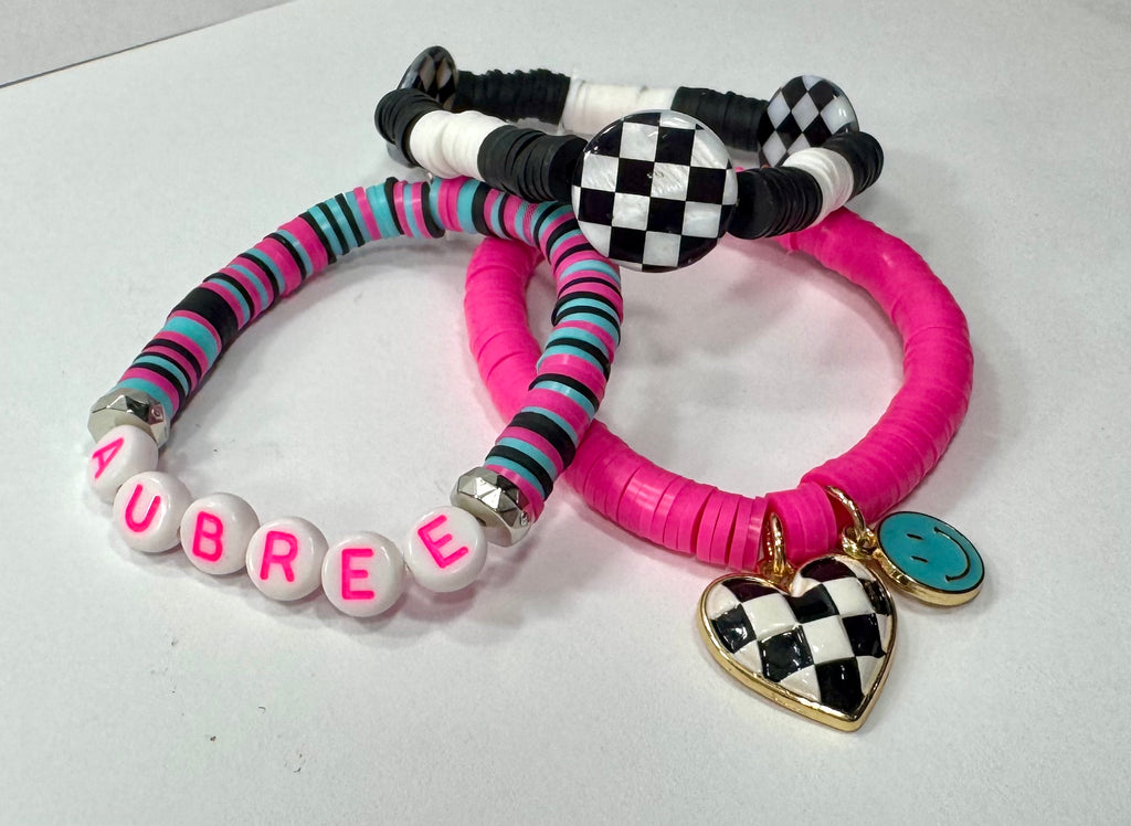 Moto Themed Customizable Bracelet Set