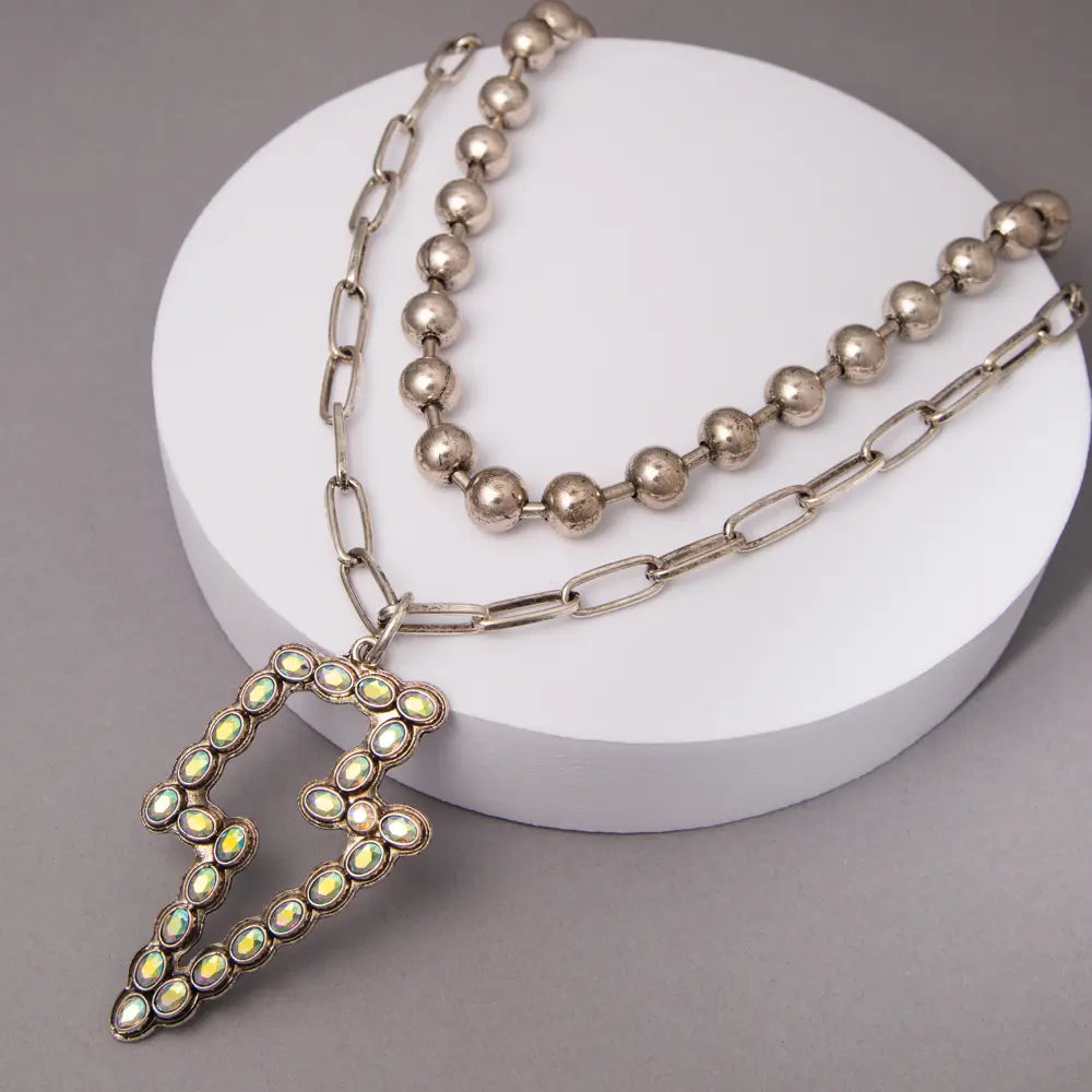 Lightning Pendant Necklace