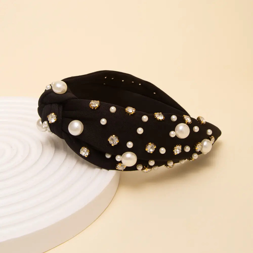 Embellished Knotted Headband