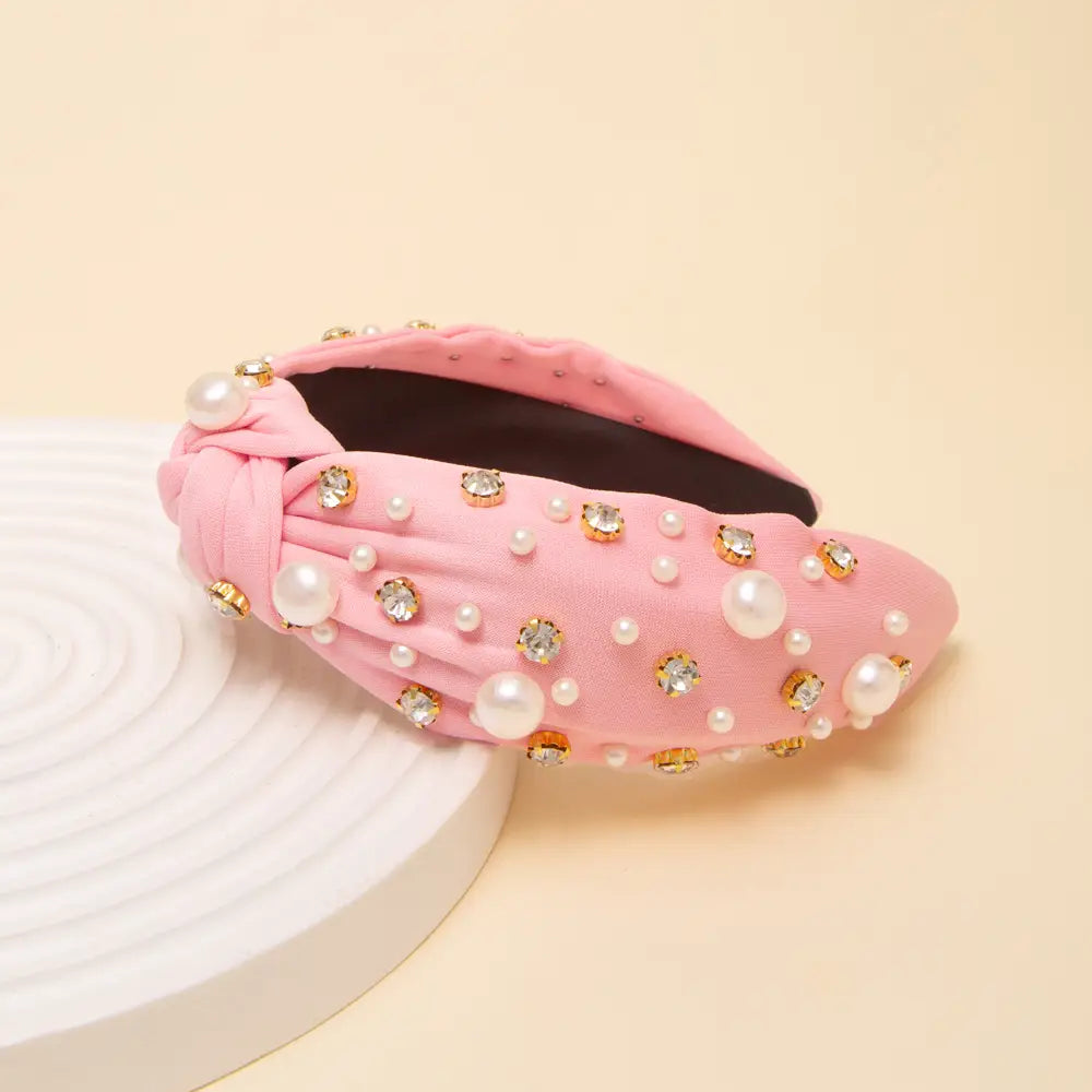 Embellished Knotted Headband
