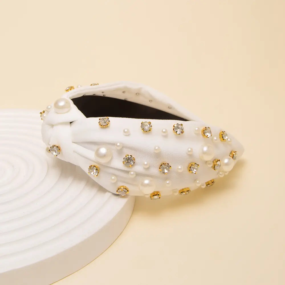 Embellished Knotted Headband