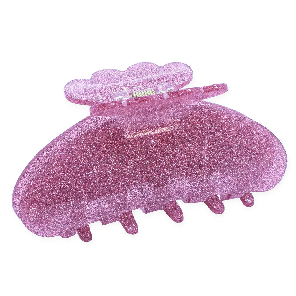 Round Glitter Claw Clip