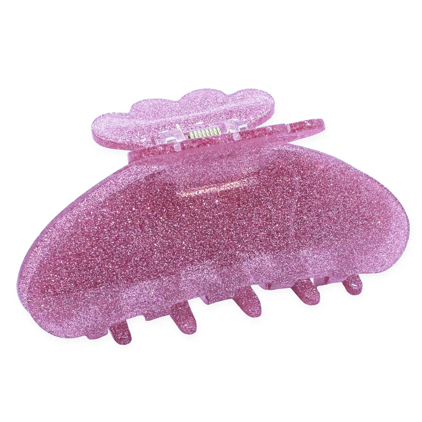 Round Glitter Claw Clip